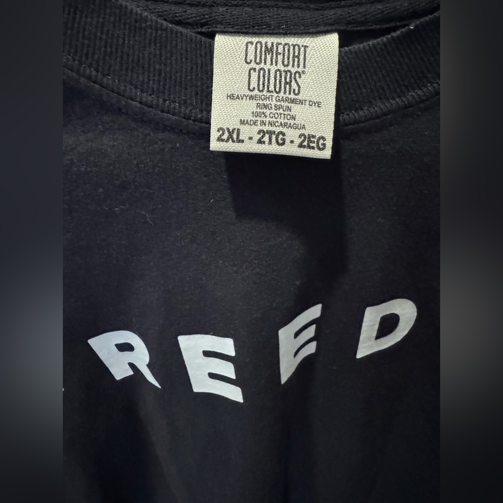 Comfort Colors Freedom Tee - Black Charlie Kirk 2X NEW - Picture 3 of 3